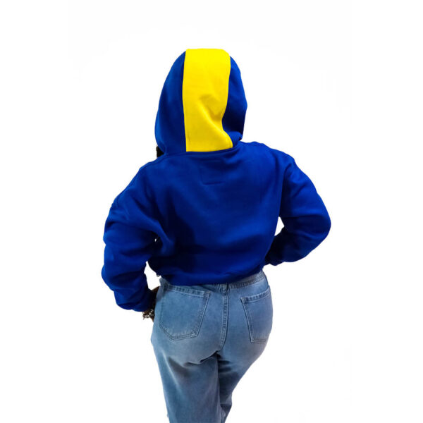 Slay All Day Oversize Crop Top Hoodie - Image 7